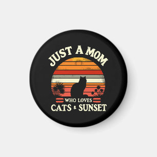Just a mum who loves cats magnet