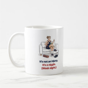 Just a Niggle Funny Mug for a Woman Runner