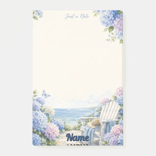 Just a Note Coastal Hydrangea Garden Post-it® Note