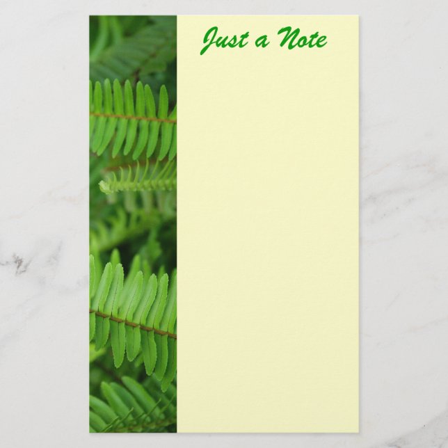 Just a Note Stationery (Front)