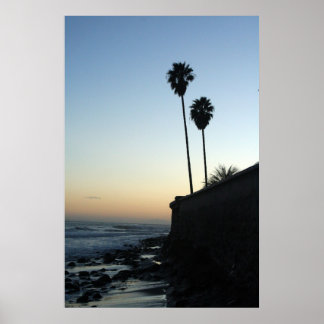 just a pair of palm trees poster