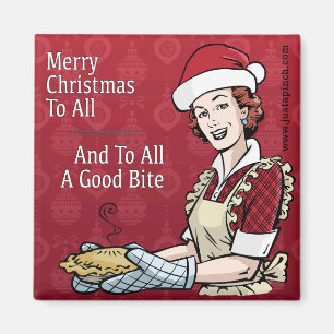 Just A Pinch Merry Christmas Refrigerator Magnet