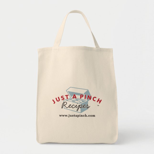 Just A Pinch Recipes Tote Bag (Front)