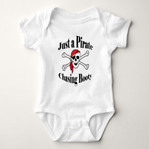 Just a Pirate Chasing Booty Baby Bodysuit