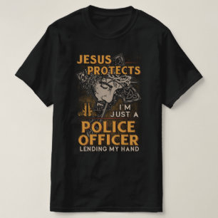 Just a Police Officer Lending My Hand T-Shirt