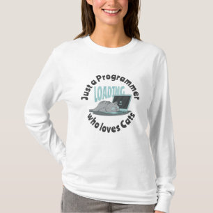 Just a programmer who loves cats T-Shirt