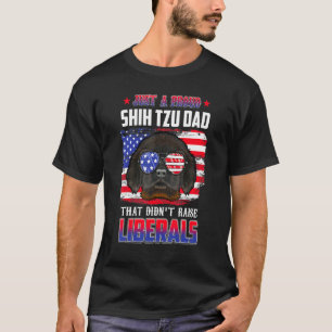 Just A Proud Tibetan Mastiff Dad Merica Dog 4th Of T-Shirt