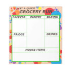 Just a Quick Grocery Run Notepad
