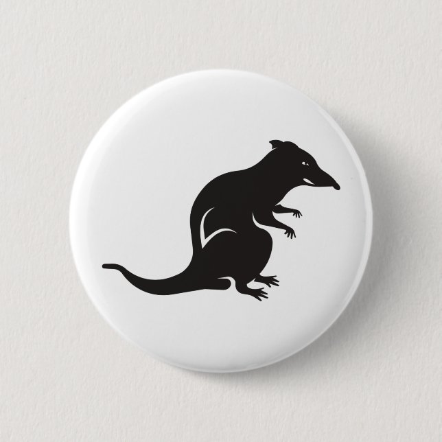 Just a Rat 6 Cm Round Badge (Front)