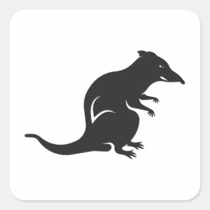 Just a Rat Square Sticker