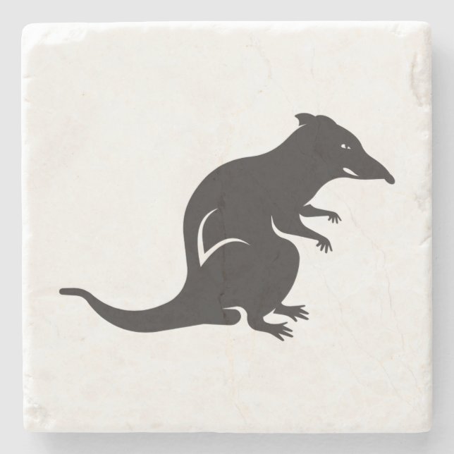 Just a Rat Stone Coaster (Front)