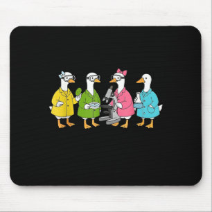 Just a silly goose doing science mouse pad
