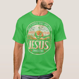 Just A Simple Girl Who Loves Jesus Chicken Dreams  T-Shirt