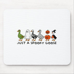Just A Soky Goose Funny Halloween Silly Animal Wit Mouse Pad