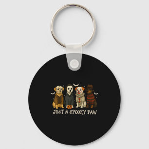 Just A Soky Paw Funny Dog Halloween Characters  Key Ring