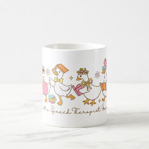 Just a Speech Therapist Goose Back to School Coffee Mug
