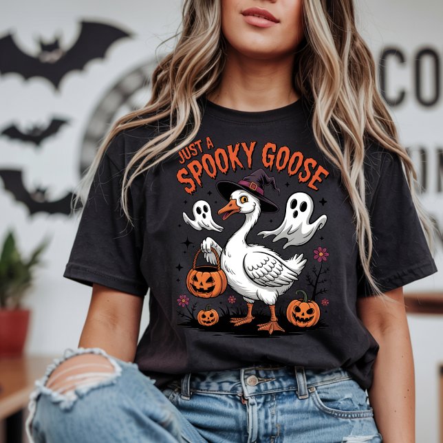 Just a Spooky Goose Dark & Creepy  T-Shirt (Creator Uploaded)