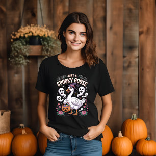 Just a Spooky Goose Dark & Creepy T-Shirt