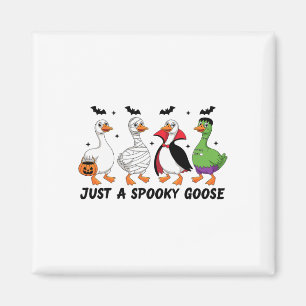 Just A Spooky Goose Funny Halloween Costume Animal Magnet