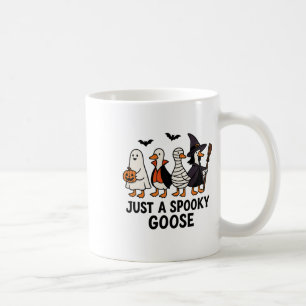 Just A Spooky Goose Funny Halloween Silly Costume Coffee Mug