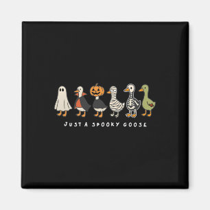 Just A Spooky Goose Halloween Goose Spooky Season Magnet