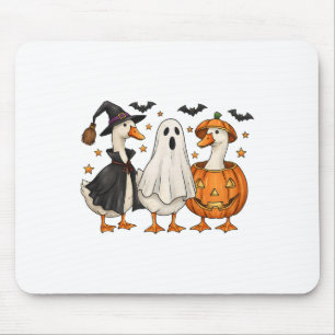 Just A Spooky Goose Halloween Silly Goose Funny Ha Mouse Pad