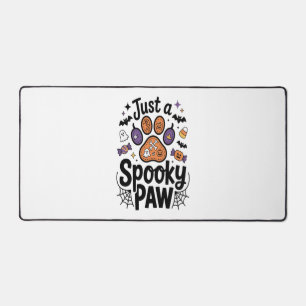 Just A Spooky Paw PNG, Dog Halloween Desk Mat