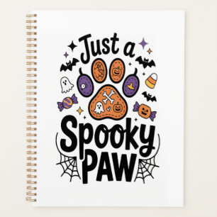Just A Spooky Paw PNG, Dog Halloween Planner