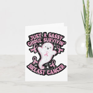 Just A Sy Ghoul Surviving Breast Cancer Halloween Card