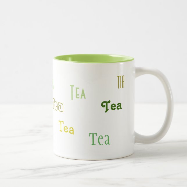 Just a tea Two-Tone coffee mug (Right)