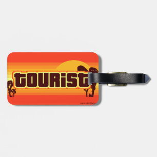 Just A Tourist Cheeky Novelty Generic Humour Luggage Tag