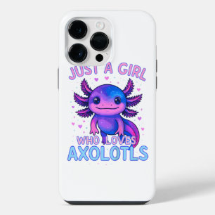 Just A Who Loves Axolotls iPhone 14 Pro Max Case