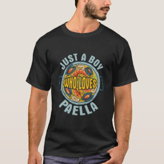 Just A Who Loves Paella Food Wrap Foodie Taco T-Shirt