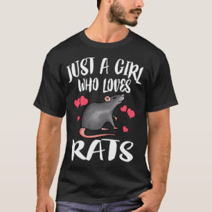 Just A Who Loves Rats Pet Owner T-Shirt