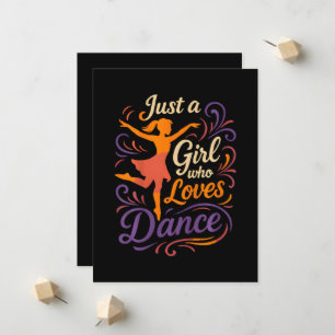 Just A Who Loves To Dance Dancing Announcement