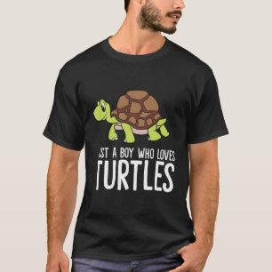 Just A Who Loves Turtles Turtle T-Shirt