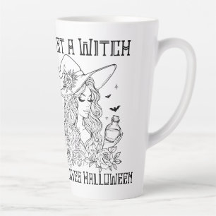 Just a Witch Who Loves Halloween Latte Mug