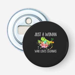 Just a woman who loves Iguanas Bottle Opener