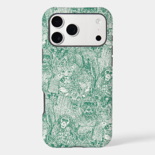 just african jungle animals emerald green hp