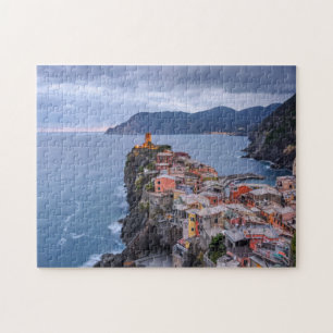 Just After Sunset Vernazza, Cinque Terre, Italy Jigsaw Puzzle