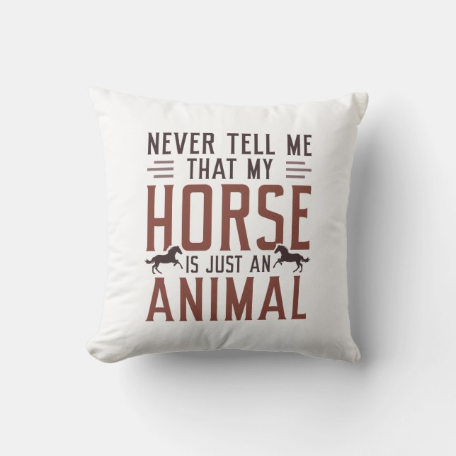 Just An Animal Cushion (Front)