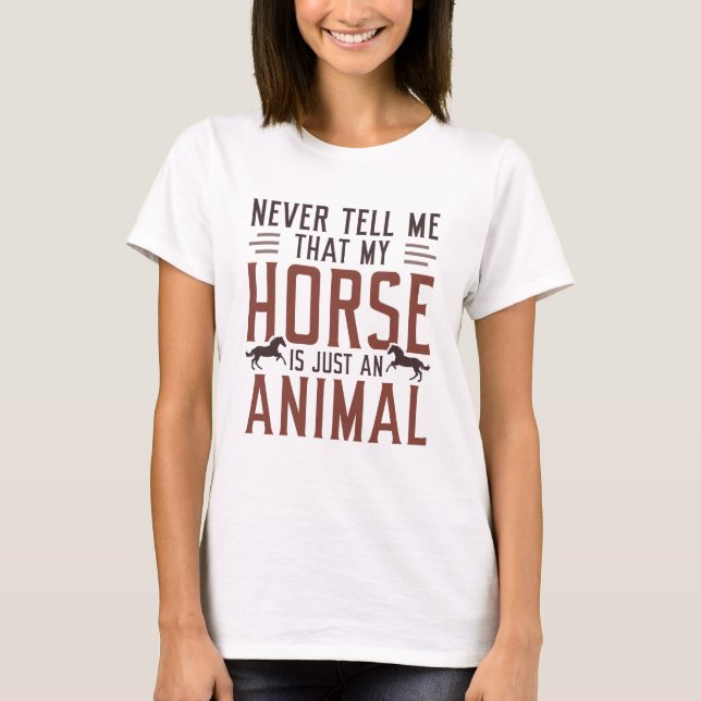 Just An Animal T-Shirt (Front)