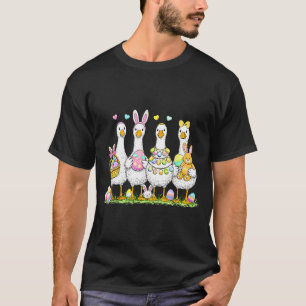 Just An Easter Goose Easter Eggs Bunny Silly Goose T-Shirt