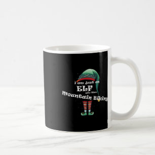 Just An Elf Who Likes Mountain Biking Design For A Coffee Mug