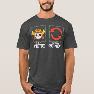 Just anime all day and repeat  Japan culture fans  T-Shirt