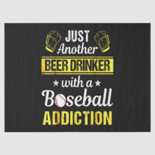 Just Another Beer Drinker With A Baseball Tissue Paper