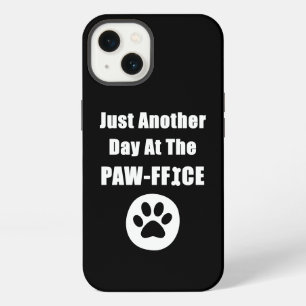 Just Another Day At The Paw-ffice Cute Dog Paw Pun iPhone 13 Case