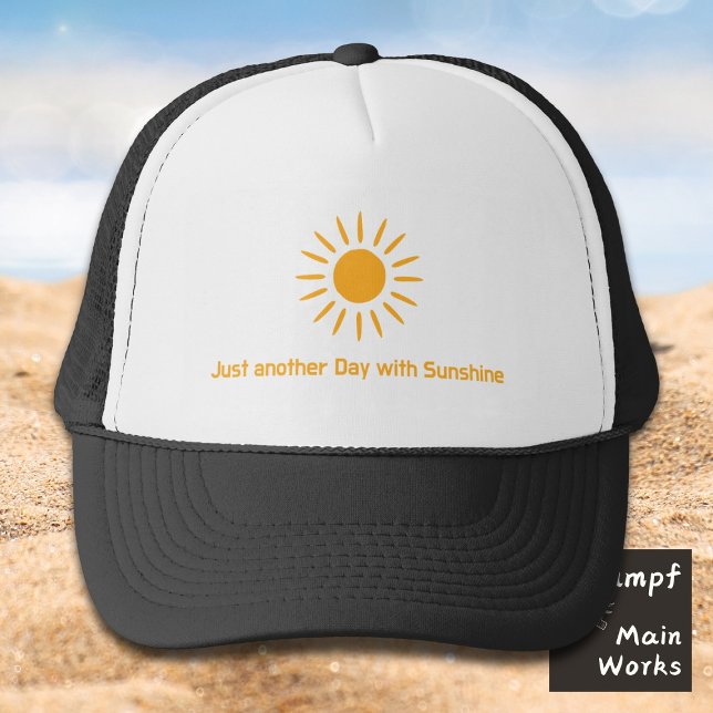 Just another Day with Sunshine Trucker Hat (Creator Uploaded)