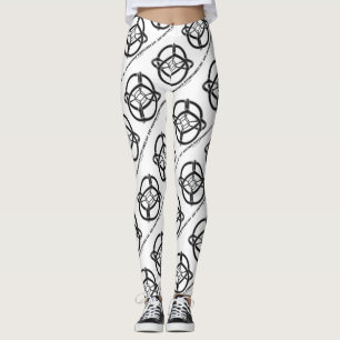 Just Another Hypercubed Day 4-D Polytope Humour Leggings