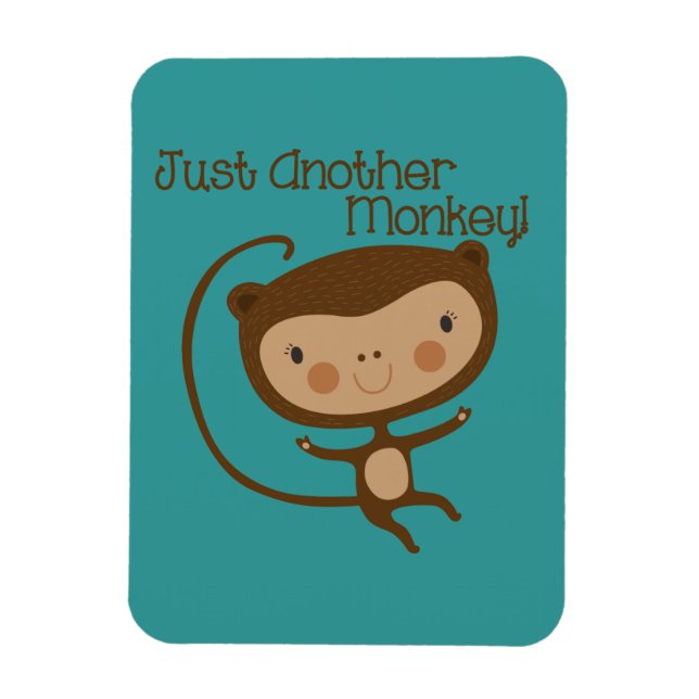 Just Another Monkey Magnet (Vertical)
